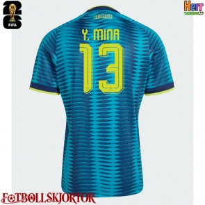 Colombia Yerry Mina #13 Bortatröja VM 2026 Kortärmad